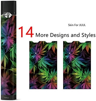 (2 Pack) JUUL Skin Wrap Decal Sticker (WeedLeaf)