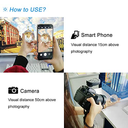 Photograph-Lens-ball-with-Pouch-K9-Crystal-Suncatchers-Ball-with-Microfiber-Pouch-Decorative-and-Photography-Accessory-60mm-with-Pouch