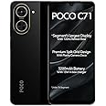 Poco C71 4G LTE (for Tmobile Mint Tello & Global) (64GB + 3GB) 32MP Dual Camera 6.88" 120Hz Octa Core Unlocked Model 25028PC03G (Black)