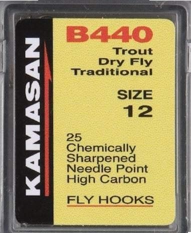 Kamasan B440 Trout Dry Fly Tying Hooks