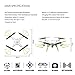 Cheerwing Syma X5HW-I Wifi FPV Drone with HD Camera Live Video Altitude Hold Function 2.4Ghz 4CH RC Quadcopter White