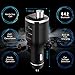 V4.2 Bluetooth FM Transmitter for Car, Esolom Wireless Bluetooth Transmitter Receiver MP3 Player Radio Adapter Car Kit with Dual USB Charging Ports and iPhone Speakerphone Samsung Smartphone