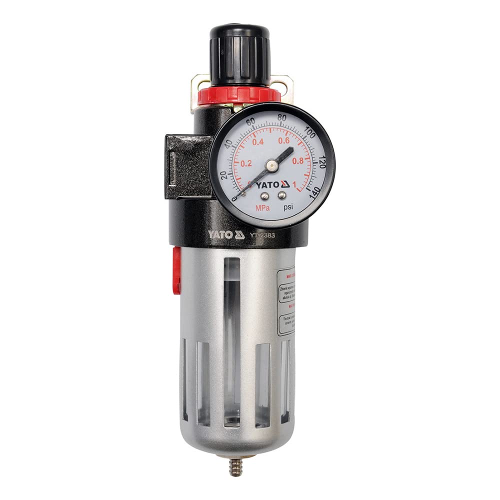 'Yato yt-2383 – Air Regulator with Gauge and Filter 1/2 "(F)/Filter X1 2 (F) Vol. 90 CM3