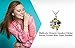 JewelryPalace Flower Multicolor 3.1ct Natural Amethyst Garnet Peridot Citrine Blue Topaz Pendant Necklace 925 Sterling Silver 18