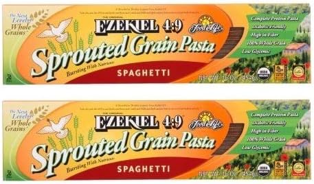 Food For Life Ezekiel 4:9 Sprouted Whole Grain Pasta Spaghetti - 16 oz (Pack of 2)