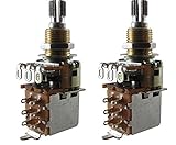 Pair (2X) Bourns 500K Push/Pull Audio Taper Short