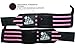 Wrist Wraps (1 Pair/2 Wraps) for Weightlifting/Cross Training/Powerlifting/Bodybuilding-Women & Men-Premium Quality Equipment & Accessories Avoid Injury During Weight Lifting-(Pink)-1 Year Warranty