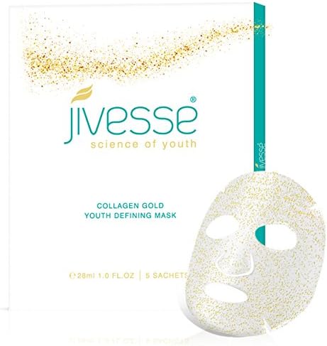 Gold Collagen Face Mask, a safer alternative to Botox. Made in Great Britain (1mask)