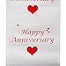 Happy Anniversary Toilet Paper Funny Gag Gift for Him, Her, Boyfriend, Husband, Couple