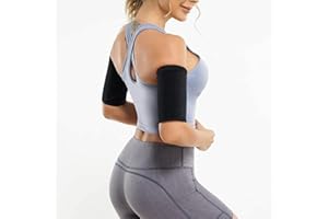 Arm Trimmers for Women, Sauna Sweat Arm Bands Adjustable Arm Trainer Toner Sleeves for Sports Workout