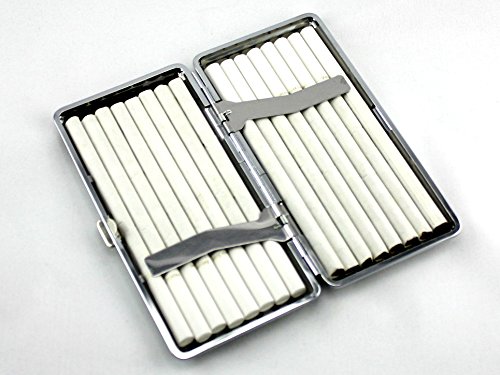 Skyway Westin Silver Cigarette Case for 120's - Thumbnail 2