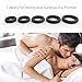 Silicone Penis Rings for Erection Enhancing - Adorime Premium Training Cock Ring for Men’s Sexual Life and Stamina Prolonging, Male Sex Toys for Couples (5 Rings Set)
