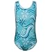 TFJH E Toddler Gymnastics Leotard Athletic Bodysuit Sportwear CyanSnowflake 8A