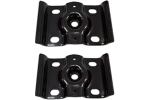 ELITEWILL 2pcs Rear Axle Leaf Spring U Bolt Plate Bracket Fit for 1999-2010 Ford F250 F350 and 2000-2005 Ford Excursion E250 E350 Replace OEM #3C3Z5798AA and #3C3Z-5798-AA