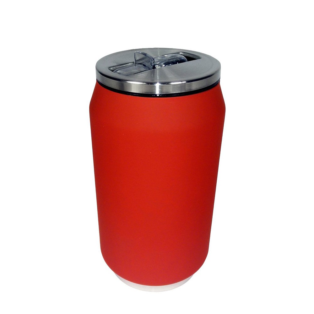 YOKO DESIGN Can Insulated Stainless Steel 13 cm Rouge Rubber Soft