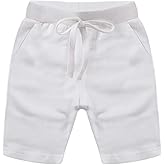 HAXICO Toddler Baby Boys Summer Knee Length Solid Cotton Candy Sport Shorts Kids Harem Pants