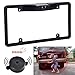 License Plate Frame Camera NoDrill - with 2 Radar Sensors BiBi Alarm, 170 Viewing Angle Reverse Camera for Parking by Makerfire