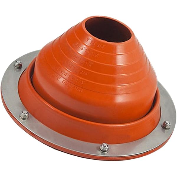 Amazon.com : Colcolo Tent Stove Jack Kit, Wood Burner Flue Pipe Fitting Od  3 to 6.3 Roofing Pipe Flashing : Sports u0026 Outdoors