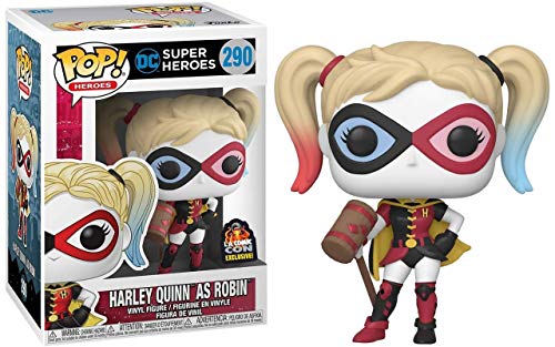 Funko DC Comics POP! Heroes Harley Quinn AS Robin Vinyl Figure 2019 L.A. Comic CON Exclusive #290 - //coolthings.us