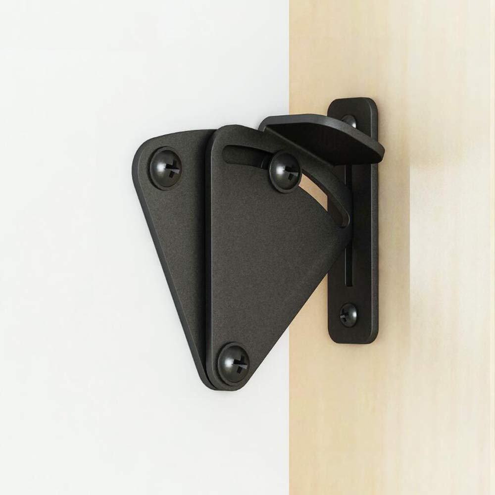 Buy Sliding Barn Door Latch Lock Black,90 Degree Large Size Moving Door