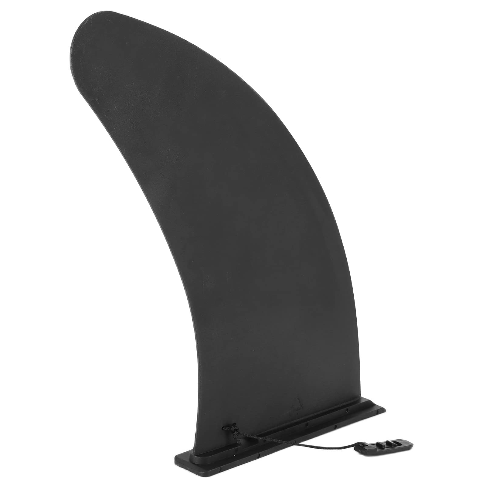 Surfboard Fin, 11in Surf Fin PVC Fixed Socket Type Black Center Stabilizer Attachment Paddle for Longboard Surfboard Paddleboard Inflatable Stand Up Paddle Board