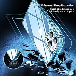 SPIDERCASE for iPhone 13 Pro Max Case, [Crystal