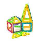 20 Pcs Magnetic Blocks, Magnetic Tiles Building Blocks Magnetic Construction Set Educational Stacking Toys