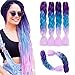 Braiding Hair 5Pcs/Lot Synthetic Hair Extensions Ombre Twist Braids Hair Extensions (24