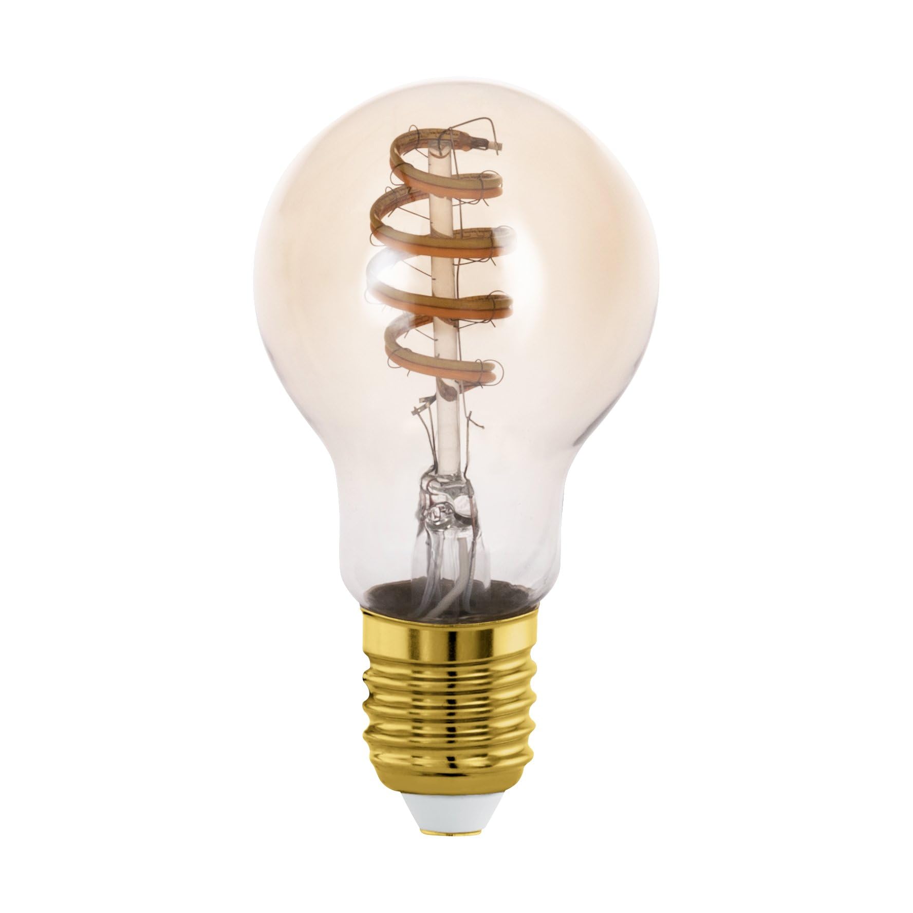 Eglo Connect.z Smart Home E27 LED Filament Light Bulb, A60, ZigBee, app and Voice Control, dimmable, White tunable Light (Warm – Cool White), 360 Lumen, 5 watt, Vintage Lightbulb Amber