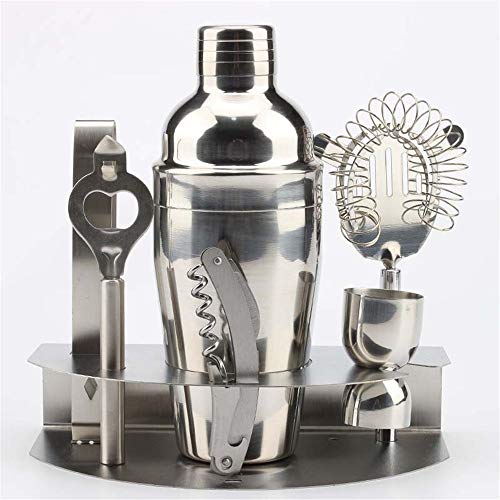 Gyubay Praktisches Cocktail-Shaker-Set Cocktail Shaker Set 12 Stück Barkeeper Set Bar Werkzeuge Regale Edelstahl Martini… – Bild 6