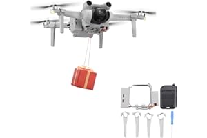 iEago RC Mini 3 Airdrop System for DJI Mini 3 Pro/Mini 3 Payload Delivery Transport Dropper for Release and Drop Device Accessories Fishing Line, Wedding Scene, Search & Rescue Tool