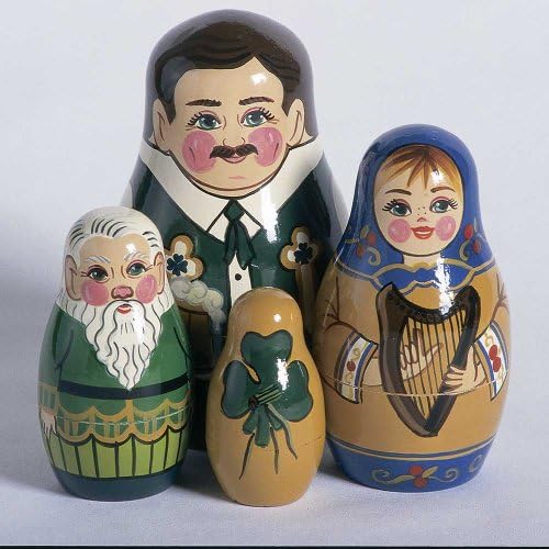 European Expressions Intl St. Patrick's Nesting Doll