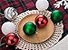 SANNO 24ct Christmas Balls Tree Decorations Red Green White Balls, Traditional Crafting Holiday Wedding Party Xmas Ornament Balls Christmas Baubles Shatterproof Christmas Tree Decorations 60mm