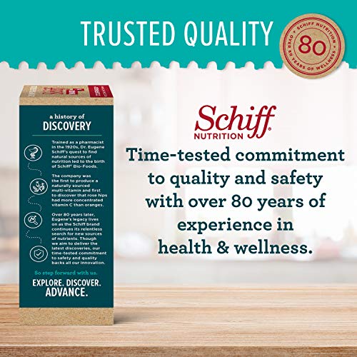 Schiff Valerian Root Extract & Hops Flower Vegetarian Capsules, (30