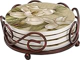Thirstystone Stoneware Coaster Set, Gift Set, Magnolia - HA60