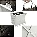 L23 x W15 x H22 Inch Large Oxford Cloth Laundry Bag Double Laundry Hamper Organizer with Removable Mesh Bags for Easy Transport (Grey)