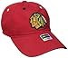 NHL Chicago Blackhawks Women's Face-Off Adjustable Slouch Cap, One Size, Red