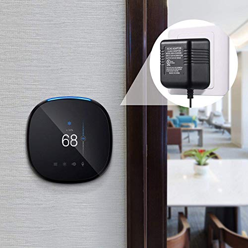 Hotop 24 Volt Transformer, 16.5ft Long C Wire Adapter Thermostats