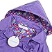 Arshiner Girl Kid Flower Waterproof Hooded Coat Jacket Outwear Raincoat