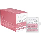 Premiers Rooibos Coral Muscat Herbal Tea, Biodegradable/Compostable Pyramid Tea Bags, Delicious Herbal Loose leaves 16 Count, 1.41 Oz (40g)