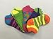 NO-SHOW FUZZY SOCKS 5 PAIR PACK ASSORTED COLORS