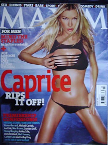 MAXIM MAGAZINE ISSUE 96 APRIL 2003 CAPRICE