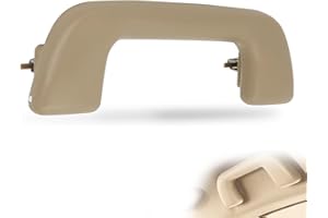 SHOZHO Beige Front Inner Roof Pull Handle Grab Car Interior Roof Grab Handle Without Hook Compatible with Toyota Corolla Yaris Vios RAV4 Replace 74610-52020 LH=RH