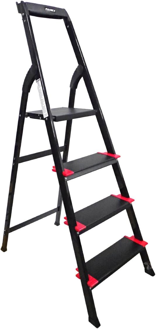 PAMEXAluminium 4 Step Ladder with Tool Tray