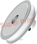 ZIZISHU 4pcs GT2 Pulley 60 Teeth 8mm Bore Aluminum for 6mm Belt 3D Printer CNC view 4