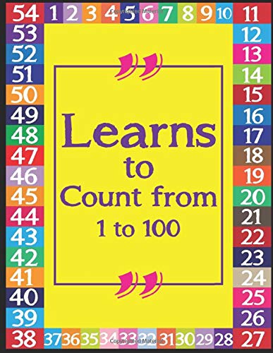amazon com learn to count from 1 to 100 counting spell coloring kindergarten kids counting english numbers 1 100 kindergarten worksheet 9798646026287 begum pabvin books
