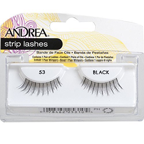 Andrea Eyelash Strip Lashes Black [53] 1 ea