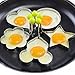 Egg Mold Ring Stainless Steel Egg Pancake Mold Ring Kitchen Utensil 5 PCS Set Non Stick BPA Free Egg Shaper Ring