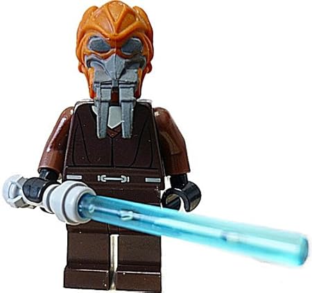 Lego Star Wars Plo Koon Minifig ures  blue lightsaber by LEGO
