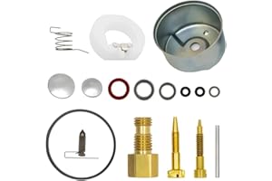 EARLYRED 632347 Carburetor Rebuild Kit for Tecumseh Coleman Generator Snowblower 6HP 8HP 10HP HM70 HM80 HM90 HM100 HSMK80 Engine Snow Blower/Lawn Mower Parts 631951 632019A 631700 Carb&Float Bowl Kit